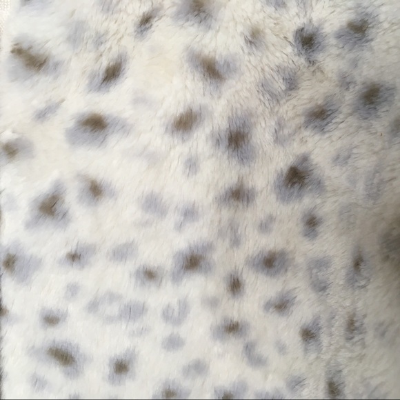 Cat & Jack White & Brown Leopard Coat XL 14/16 - Picture 9 of 9